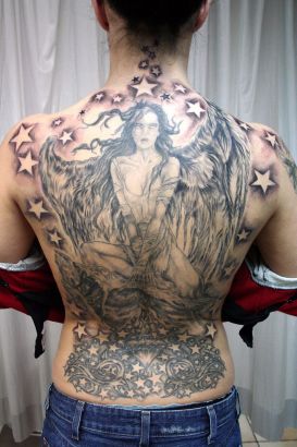 Angel Tattoo Pics On Back